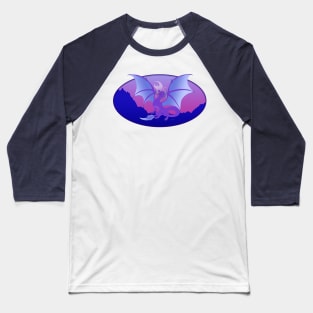 Violet Dragon Baseball T-Shirt